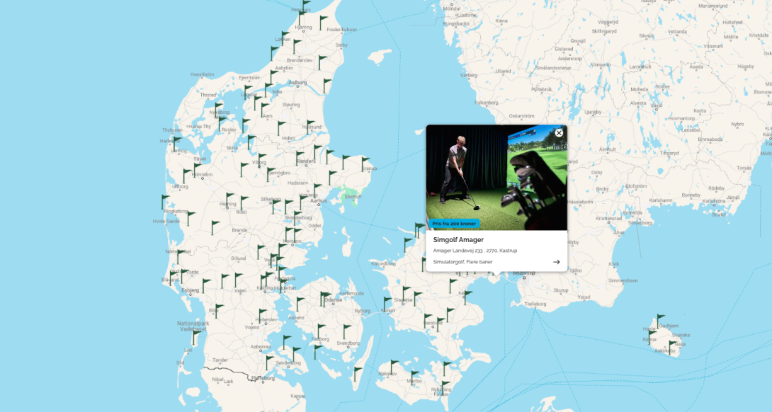 Boogolf har nu 105 steder at booke golf